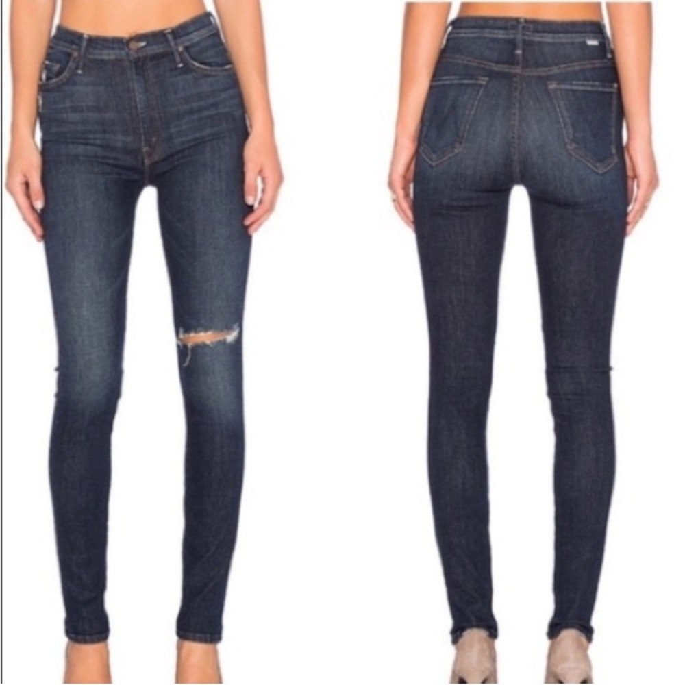 Mother Women's The Swooner Partner in Crime High Rise Skinny Jeans Size 27